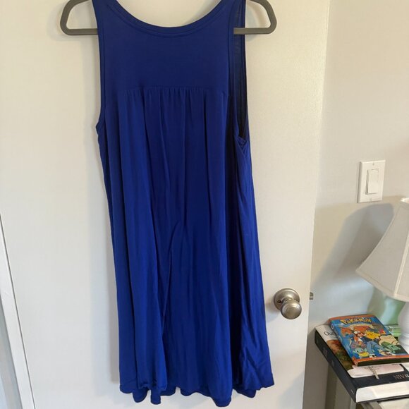 LOFT Blue Dress - EUC - Picture 4 of 4